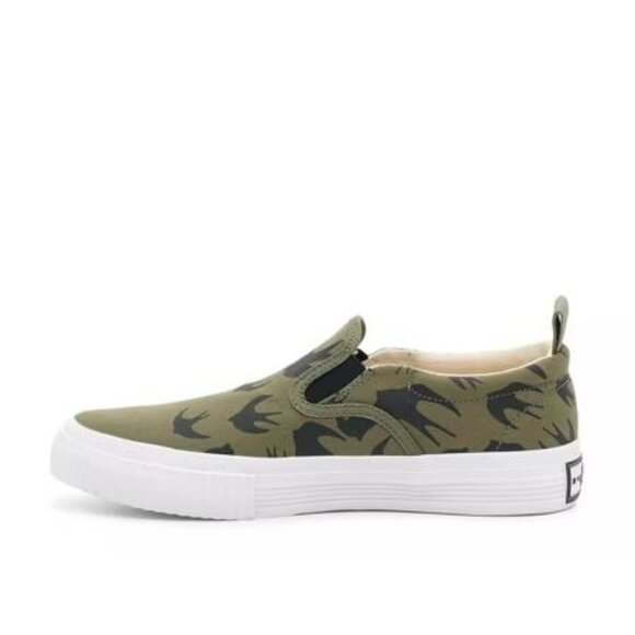 MCQ Alexander MCQueen Women's Swallow Olive Green Slip On Sneaker 41/ US 11 Size - Picture 3 of 5